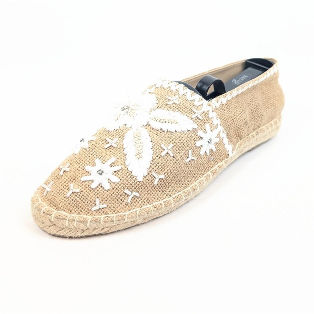 Antik Batik Tori Espadrilles EU 38 Natural Slip On Woven Flat Resort Boho